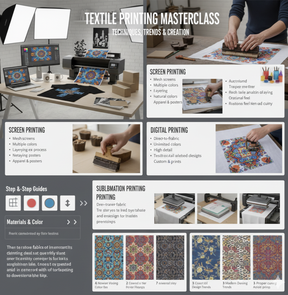 FREELANCE PRINTING COURSE FOR FABRIC IN 2026